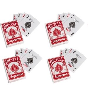 Supreme x bicycle mini playing cards